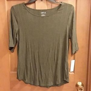 NWT! Apt. 9 Olive Green Elbow Sleeve MUST BUNDLE
